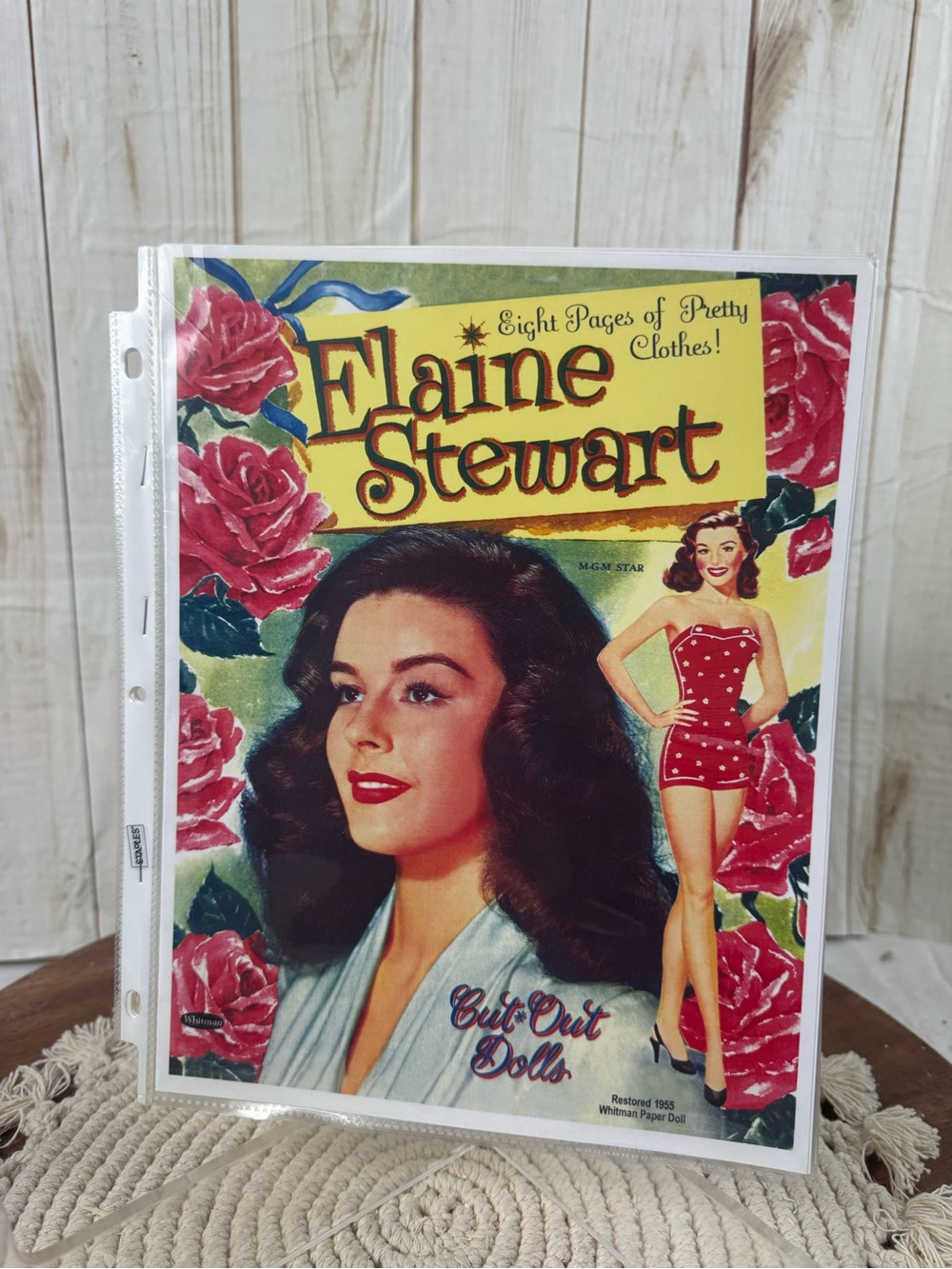Elaine Stewart Vintage Cut-Out Dolls Cover Art Print